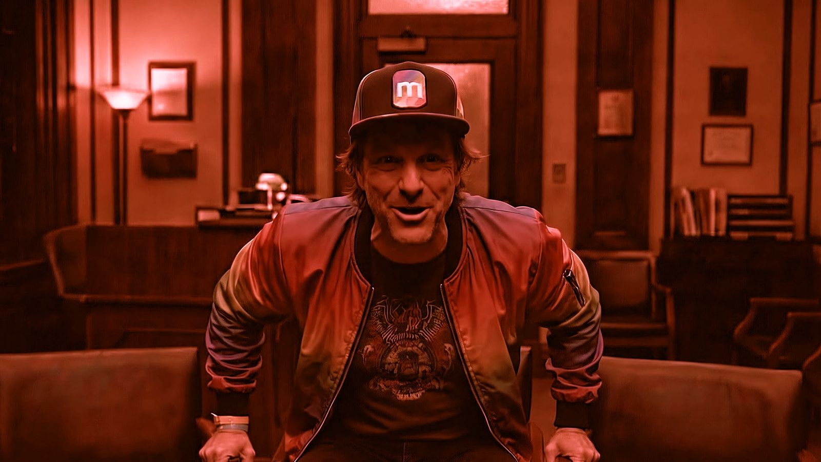 A scene from the Moodies commercial